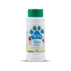 Talco Baby Cães e Gatos 120gr