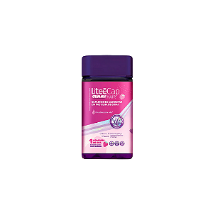 LiteeCap Gummy Hair 30 Gomas Sabor Morango Litee Farma
