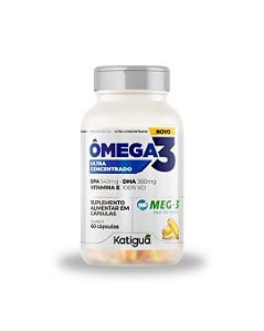 Ômega 3 Ultra Concentrado Com Vitamina E 60 Cápsulas Katiguá