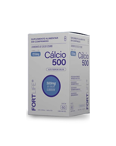 Carbonato de Cálcio 1250mg 60 Comprimidos