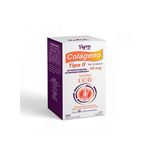 Vigora Plus Colágeno Tipo II 40mg 30 Cápsulas