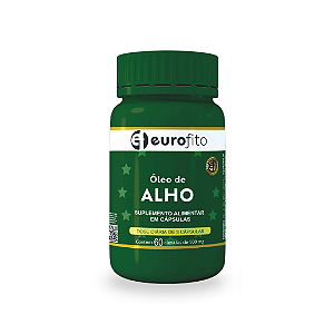 Óleo de Alho Eurofito 500mg 60 Cápsulas