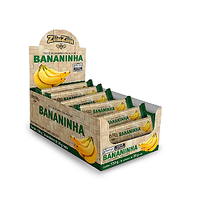 Bananinha com 24 Unidades de 30g Cada Ziin-Ziin