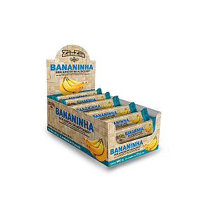 Bananinha Sem Açúcar Com 24 Unidades de 25g Cada Ziin-Ziin