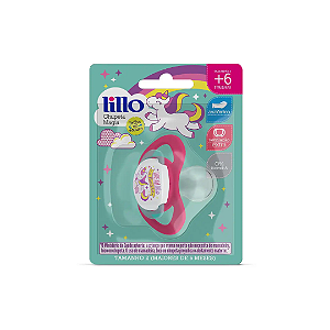 Chupeta Lillo Magia Orto Sil Tamanho 2 Rosa