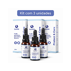 Kit 3 Fluídos Preventivos De Micose De Unha 30ml Cerapé