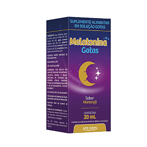 Melatonina Gotas Maracujá 20ml Arte Nativa