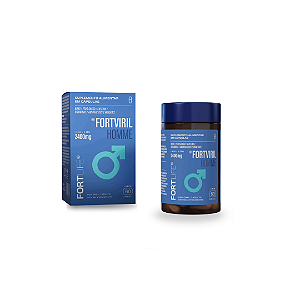 FortViril Homme 2400mg com 60 Cápsulas Fortlife