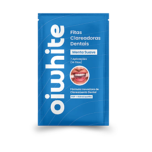 Fitas de Clareamento Dental Menta 7 Aplicações Oiwhite