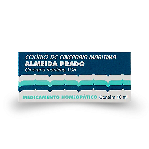 Colírio Homeopático Cinerária Marítima 10ml Almeida Prado