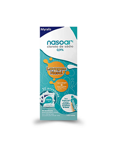 Nasoar 0,9% Solução Nasal 30 Envelopes 2,16g Refil