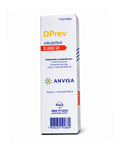 DPrev Colecalciferol 2.000 UI Vitamina D3