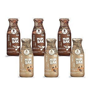 Kit 6 Bebidas Mombak Cappuccino + Mombak Macchiato 250 ml