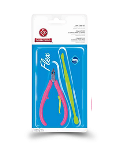 Alicate + Espátula para Unhas Flex Mundial
