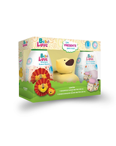 Kit Bebê Love Amarelo – Shampoo 240ml + Condicionador 220ml