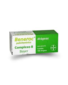 Beneroc Polivitamínico Complexo B com 100 Drágeas