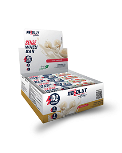 Barra de Proteína Sense Leitinho Display com 12 Unidades 45g Cada Absolut Nutrition