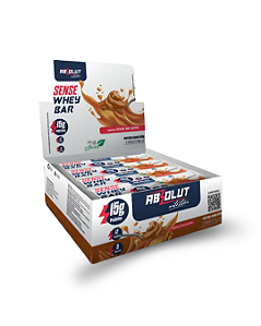 Barra de Proteína Sense Doce de Leite Display com 12 Unidades 45g Cada Absolut Nutrition