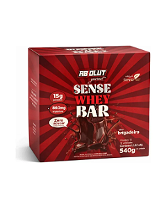 Barra de Proteína Sense Brigadeiro Display com 12 Unidades 45g Cada Absolut Nutrition