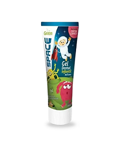 Gel Dental Infantil Green Space Tutti-Frutti Sem Flúor 100g Até 5 Anos