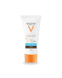 Protetor Solar Facial Vichy Capital Soleil Hydra-Matte FPS 50 Cor 6.0 30g