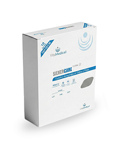 Curativo Alginato de Cálcio com Prata 10x10cm com 10 Unidades Vita Medical