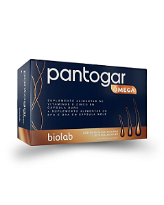 Suplemento Alimentar Pantogar Ômega 90 Cápsulas Duras
