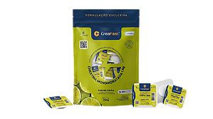 CreaFast Creatina Monohidratada Creavitalis 60 Comprimidos Mastigáveis Limão