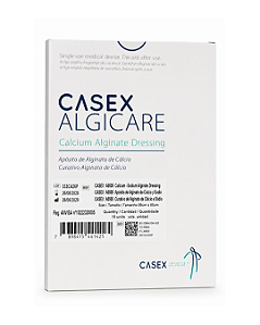 Curativo Alginato de Cálcio CASEX A0505 5x5cm Com 10 Unidades