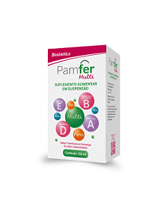 Suplemento Polivitamínico Pamfer Multi 150ml Biossintética