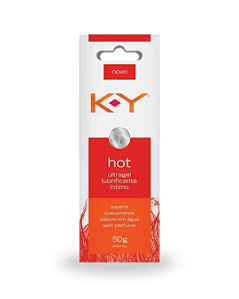 Lubrificante Íntimo K-y Hot Ultragel Com 50g