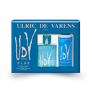 Kit Ulric de Varens UDV Blue Eau de Toilette 100ml + Desodorante 200ml – Masculino