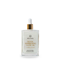 Óleo Iluminador Corporal Silver Shimmering Glow Oil Lunar Luster Stella Dustin 100ml