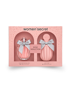 Kit Women’Secret Rose Seduction Eau de Parfum 100ml + Body Lotion 200ml
