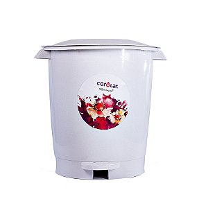 Lixeira com tampa e pedal - 12 Litros
