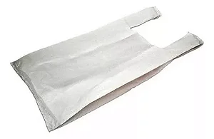 Sacola Plastica Biodegradável - 40 x 50 - Branca - Lisa - PT - 5kg