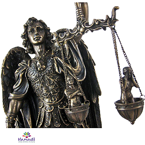 Arcanjo Miguel Com Balança - 28cm