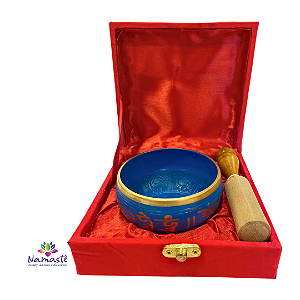 SINO TIBETANO SINGING BOWL (-/+ 350G) - AZUL