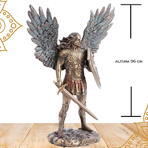 Arcanjo São Miguel Com 36 Cm | Veronese