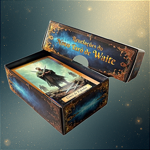 Tarô Revelações Novo Waite 78 Cartas Box Premium
