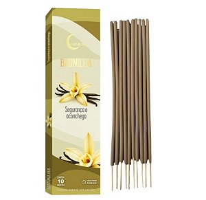 Incenso Natural Baunilha 0% Carvão 10 Varetas