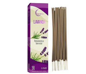 Incenso Natural Lavanda Lua Mística 10 Varetas
