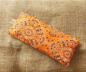 ALMOFADA TERAPÊUTICA ESTAMPA LARANJA