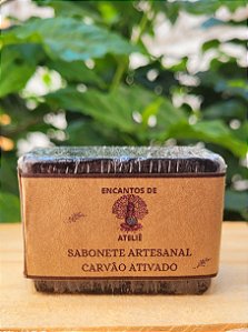 SABONETE ARTESANAL DE CARVÃO ATIVADO