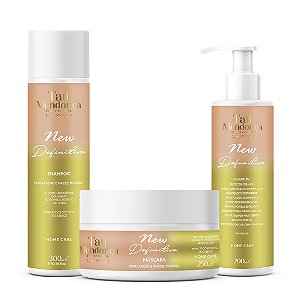 DEFINITIVE/Kit Shampoo 300ml + Máscara250ml + Leave-in 300ml | Tati Mendonça
