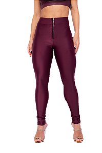 Calça Hot Pants Prada Com Ziper E Bolso Original /cintura Alta