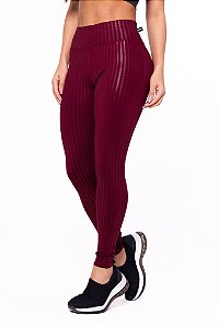 Calça Legging Cirre 3D Em Poliester/Cintura Alta