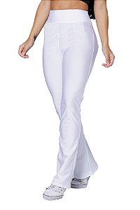 Calça Flare Bailarina Cirre Com Bolso
