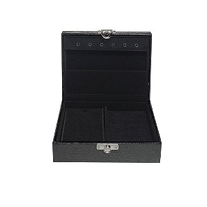 Estojo Para Joias Misto Pequeno Preto