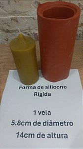 Forma de silicone rígida vela grande